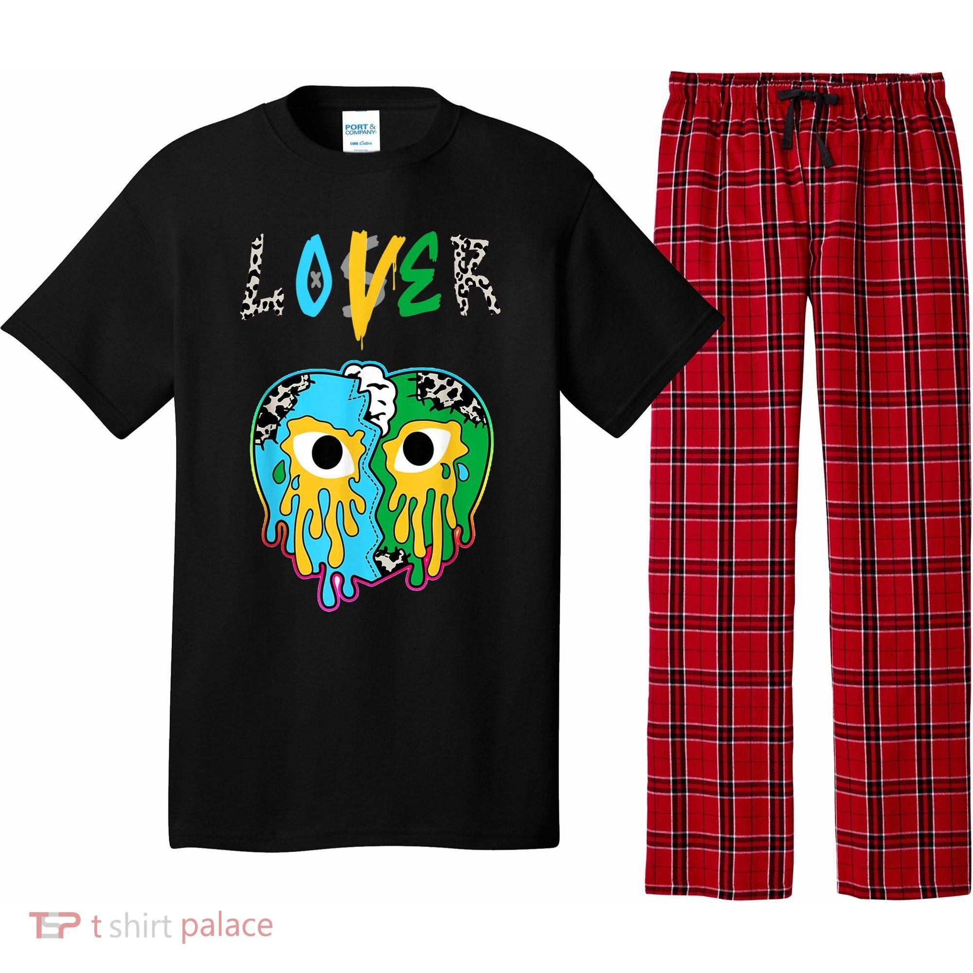 Chunky Dunky Dunks Loser Lover Heart Crying Chunky Dunky Pajama Set
