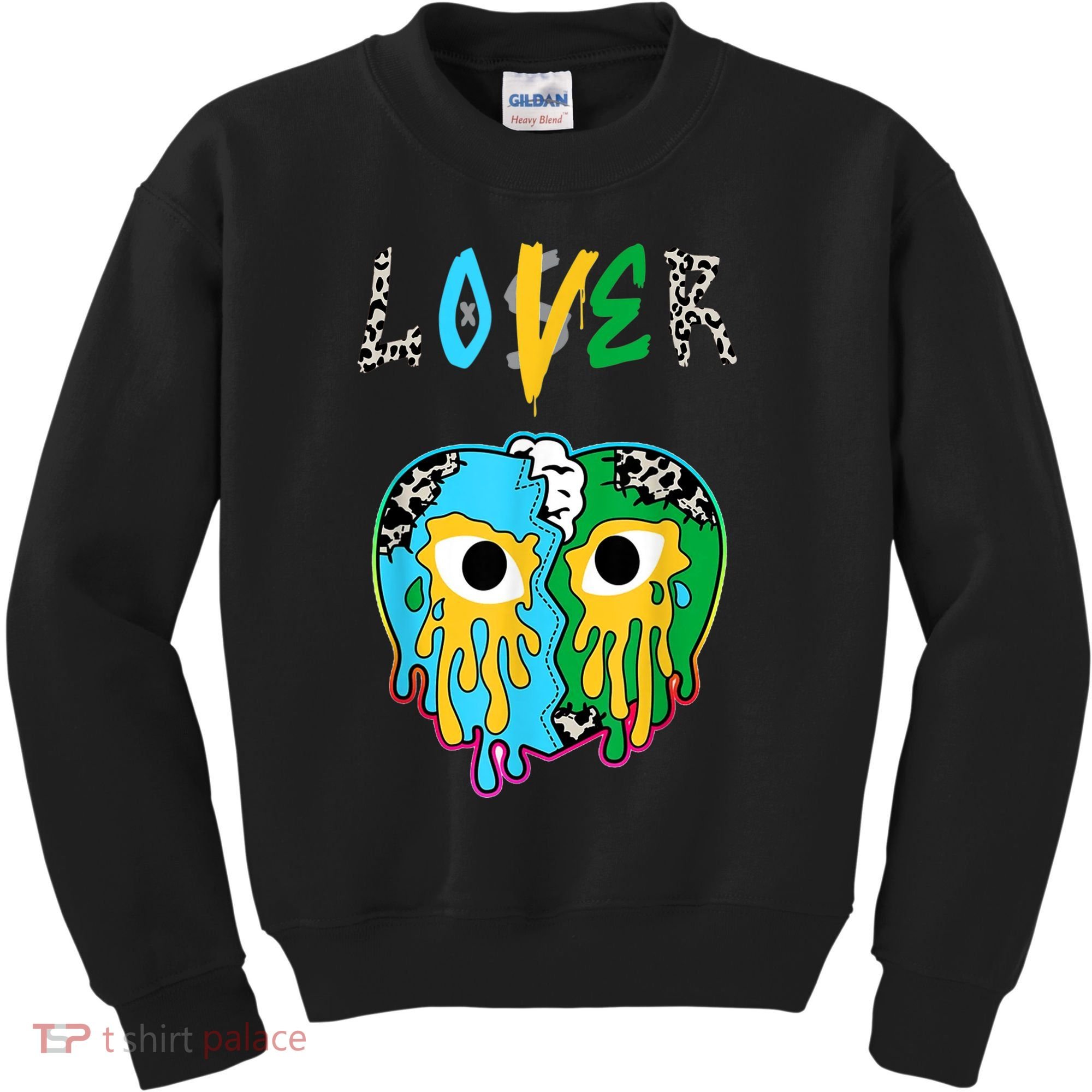 Chunky Dunky Dunks Loser Lover Heart Crying Chunky Dunky Kids Sweatshirt
