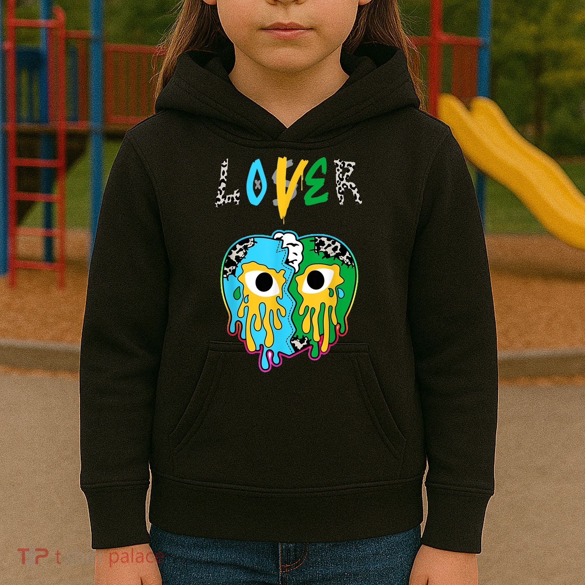 Chunky Dunky Dunks Loser Lover Heart Crying Chunky Dunky Kids Hoodie