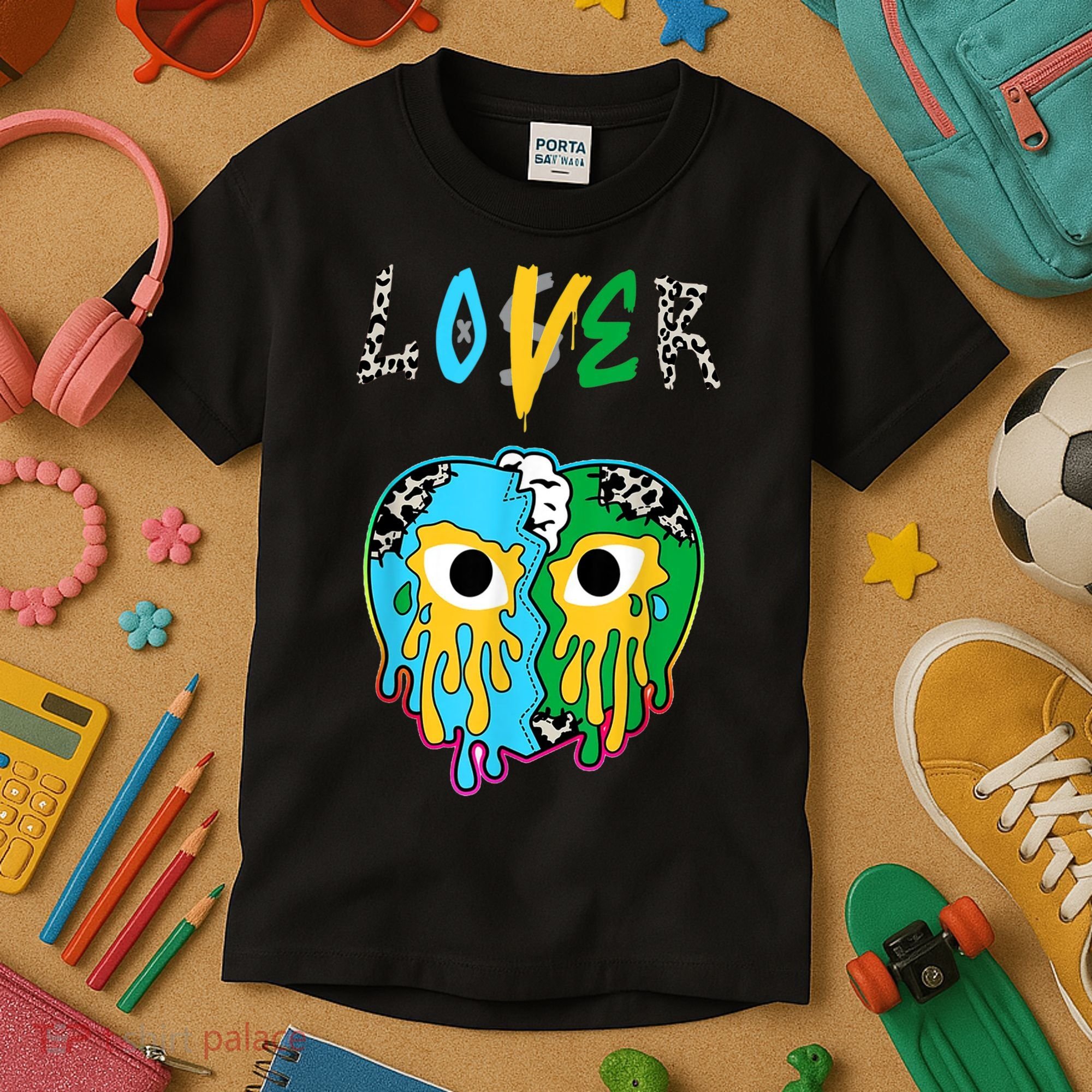 Chunky Dunky Dunks Loser Lover Heart Crying Chunky Dunky Kids T-Shirt