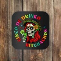 Cinco De Drink-o Bitchachos Drinking Coaster thumb 0