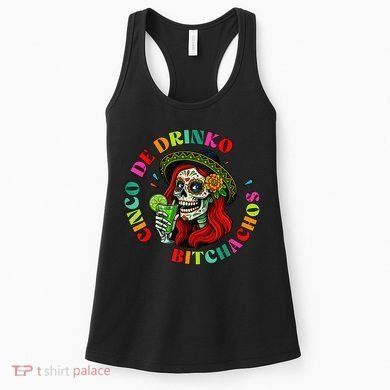 Cinco De Drink-o Bitchachos Drinking Women's Tank Top
