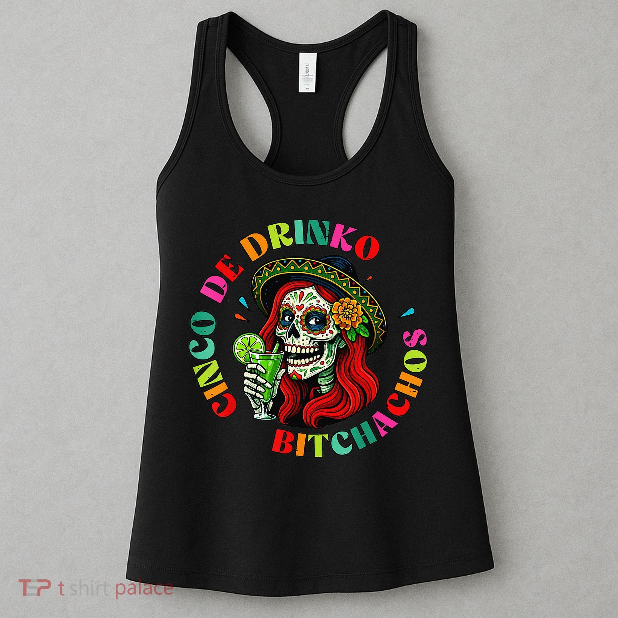 Cinco De Drink-o Bitchachos Drinking Women's Tank Top