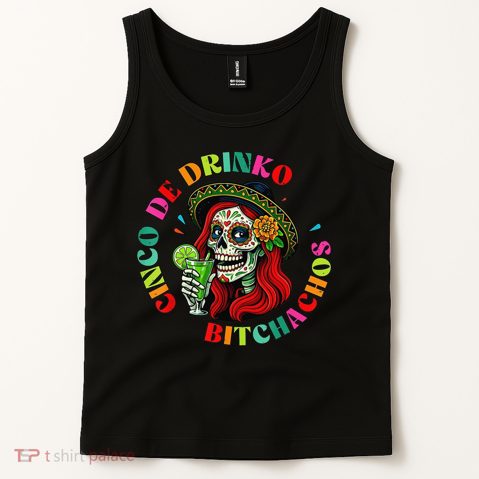 Cinco De Drink-o Bitchachos Drinking Tank Top