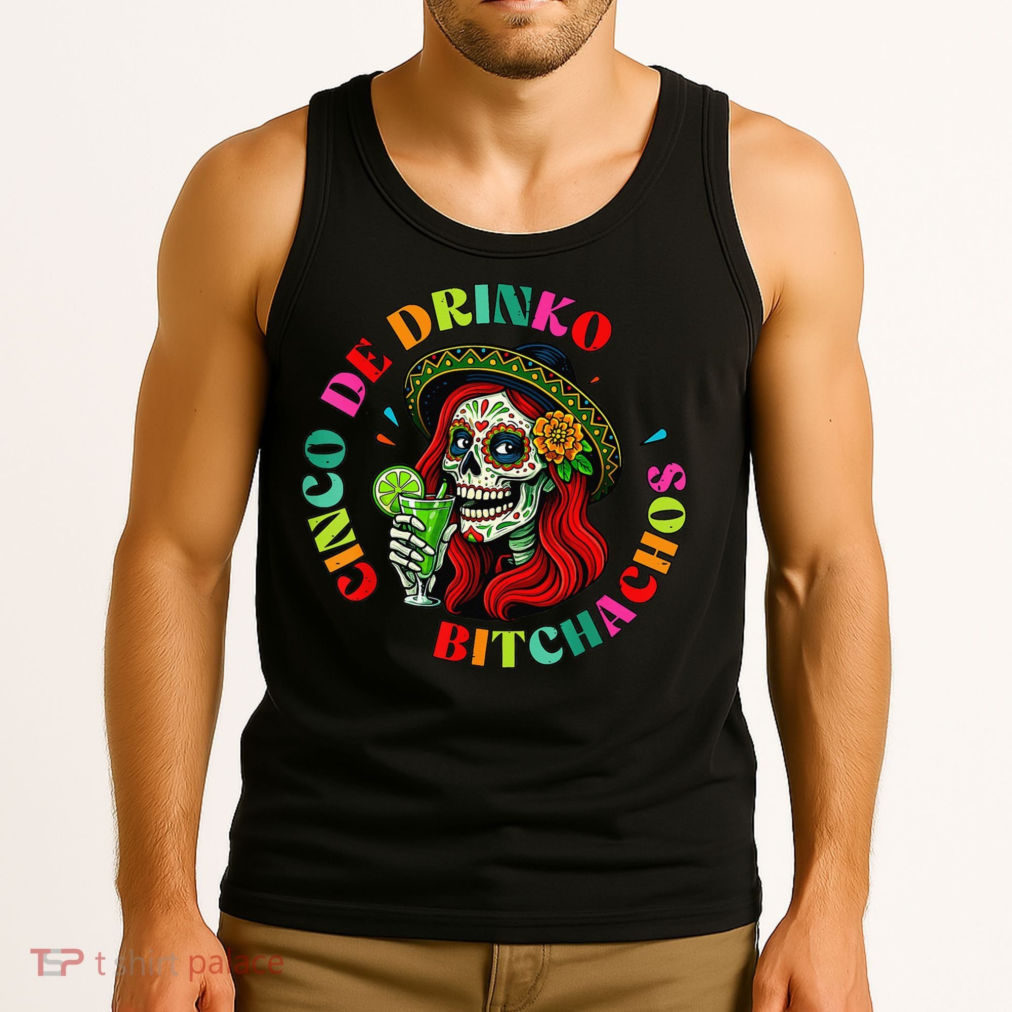 Cinco De Drink-o Bitchachos Drinking Tank Top