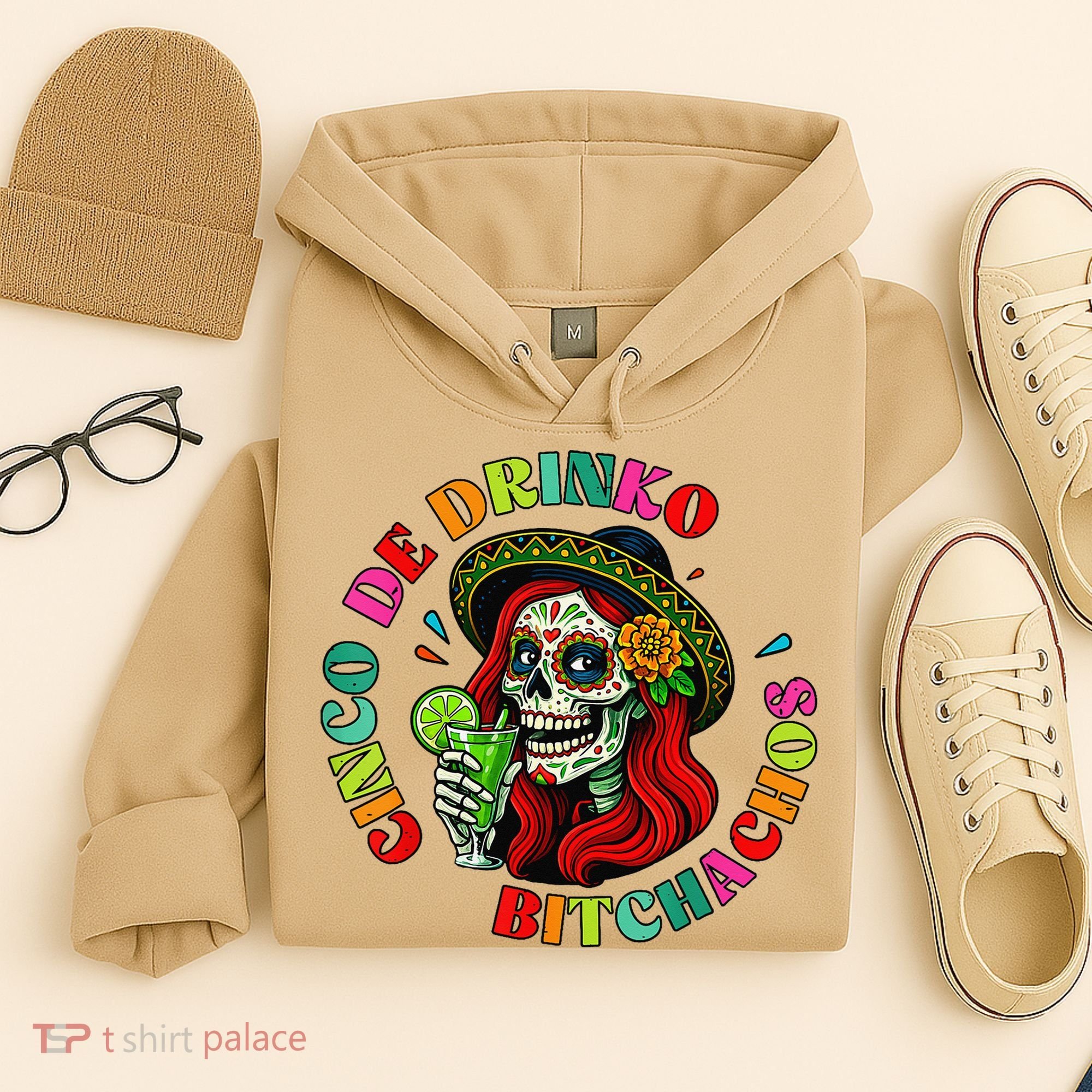 Cinco De Drink-o Bitchachos Drinking Hoodie