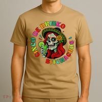 Cinco De Drink-o Bitchachos Drinking T-Shirt thumb 3