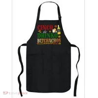 Cinco De Drinko Bitchachos Womens Drinking Apron thumb 0