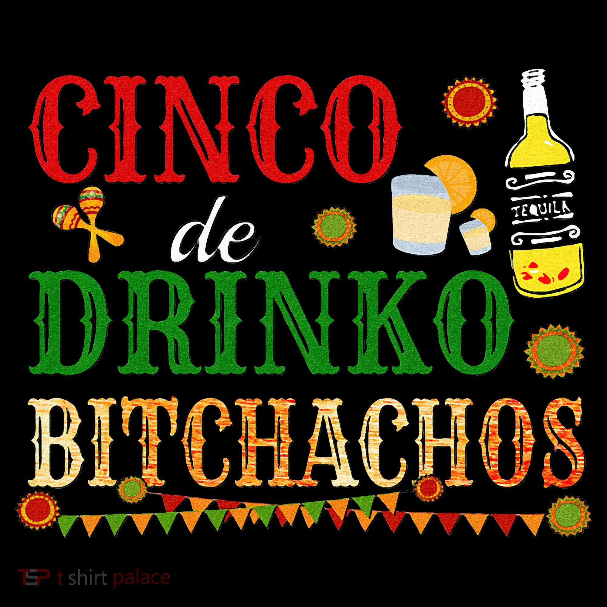 Cinco De Drinko Bitchachos Womens Drinking Apron