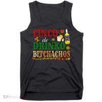 Cinco De Drinko Bitchachos Womens Drinking Tank Top thumb 0