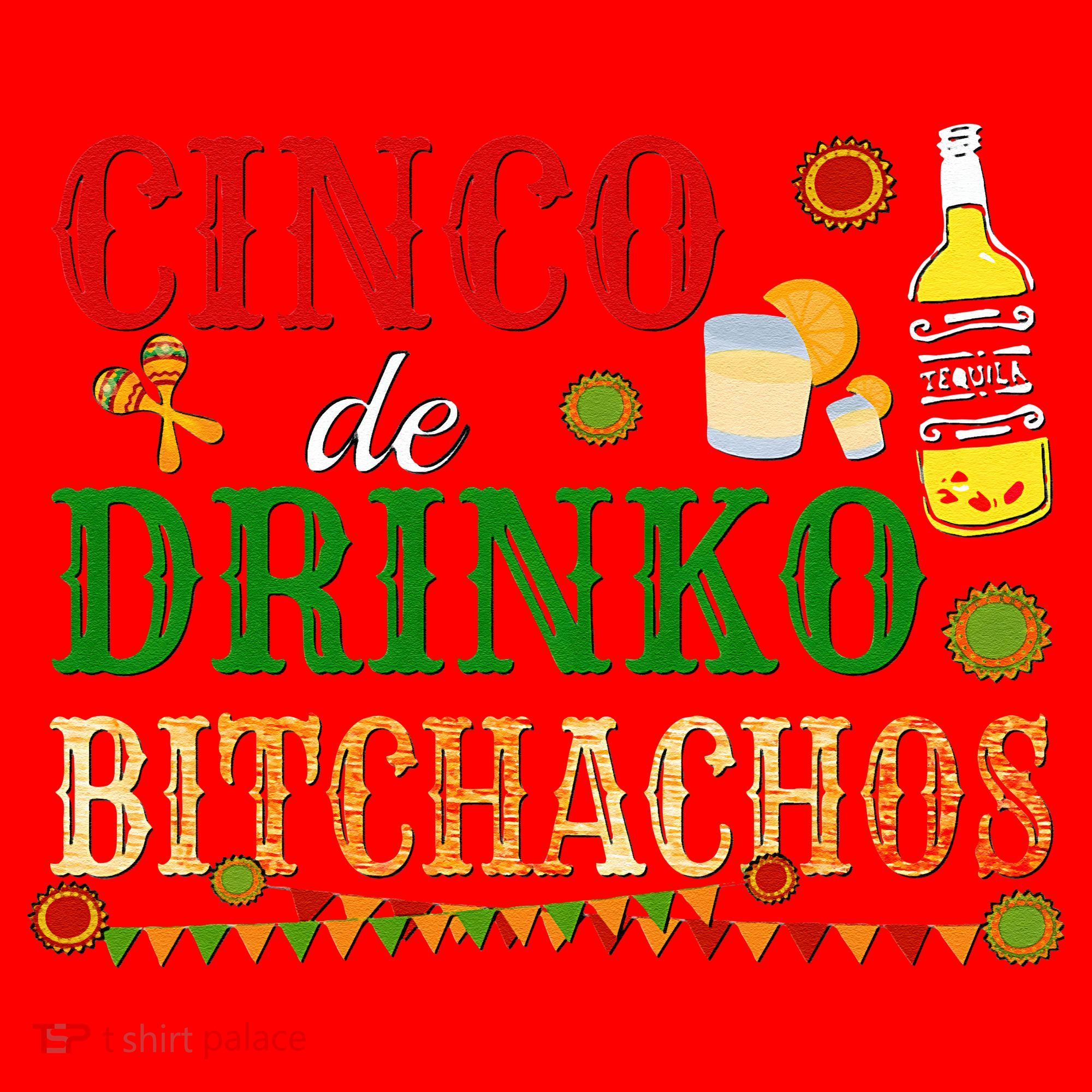 Cinco De Drinko Bitchachos Womens Drinking Santa Hat