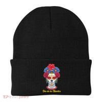 Celebrating Dia De Los Muertos Day Of The Day Beanie thumb 0