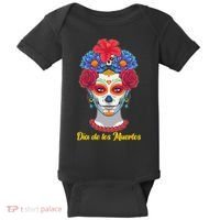 Celebrating Dia De Los Muertos Day Of The Day Baby Bodysuit thumb 0