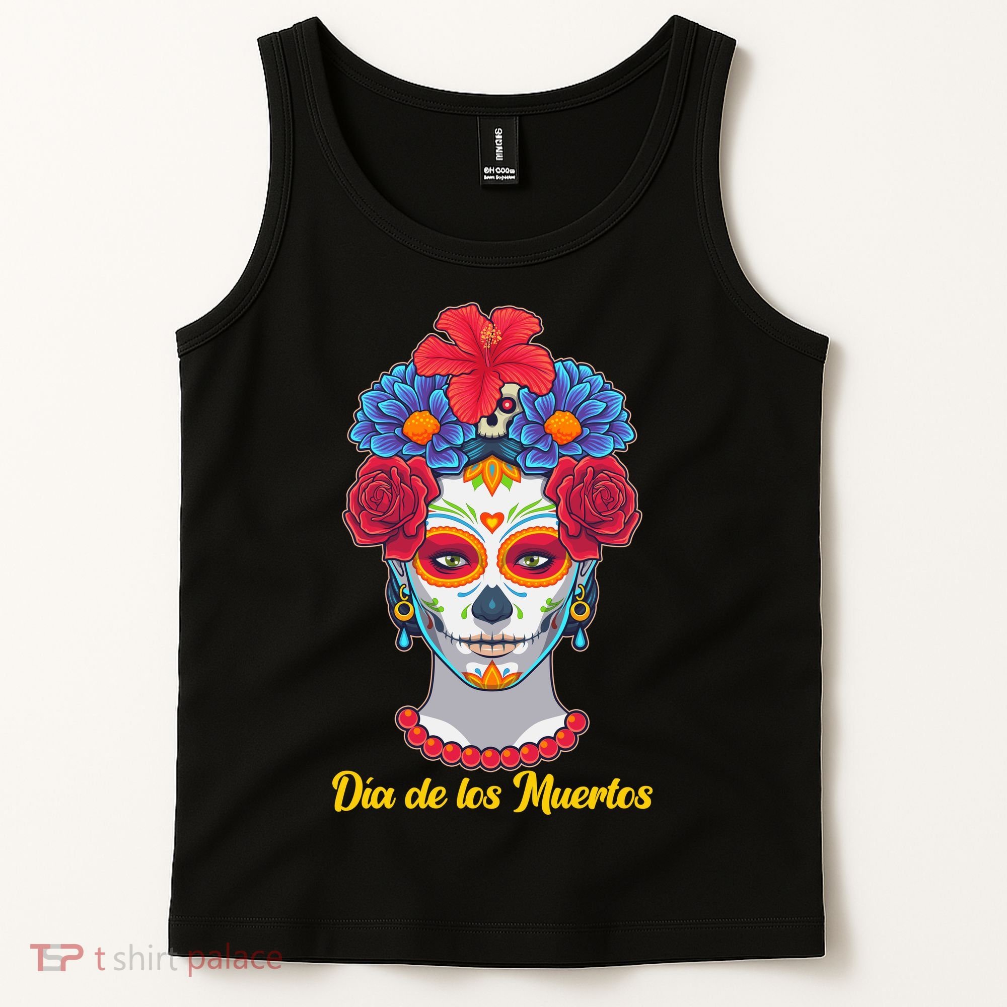 Celebrating Dia De Los Muertos Day Of The Day Tank Top