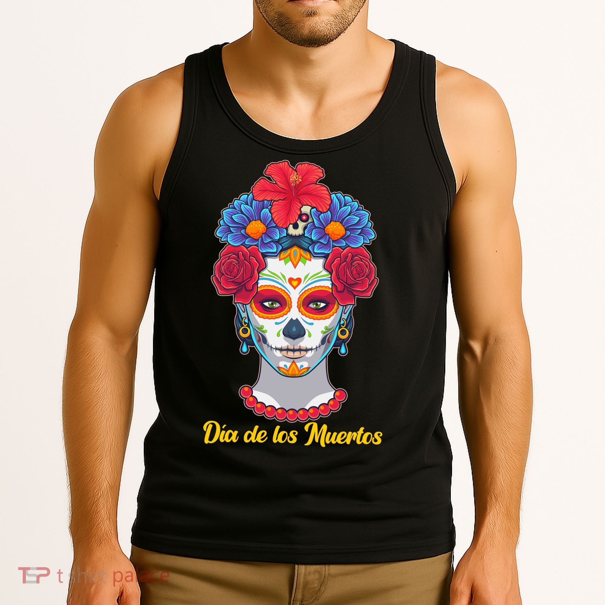 Celebrating Dia De Los Muertos Day Of The Day Tank Top