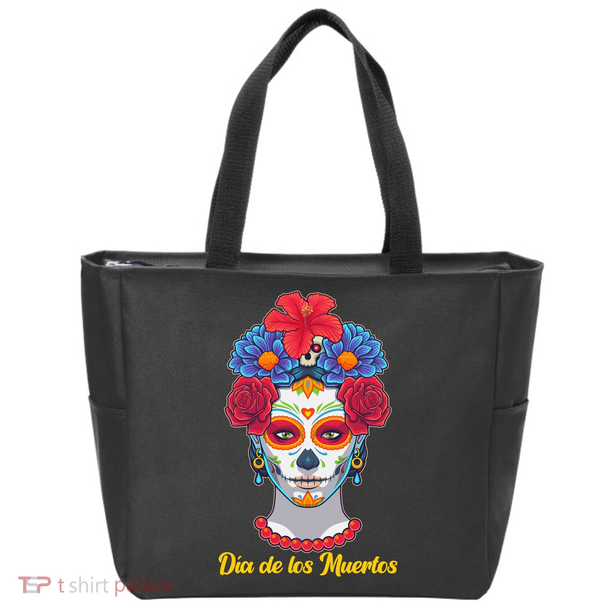 Celebrating Dia De Los Muertos Day Of The Day Tote Bag