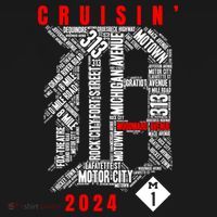 Cruisin Detroit D Woodward Avenue Ave 2024 M1 Women's Hoodie thumb 2