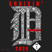 Cruisin Detroit D Woodward Avenue Ave 2024 M1 Hat thumb 2