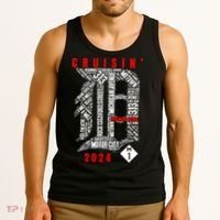 Cruisin Detroit D Woodward Avenue Ave 2024 M1 Tank Top thumb 3