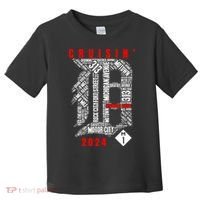 Cruisin Detroit D Woodward Avenue Ave 2024 M1 Toddler T-Shirt thumb 0