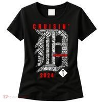 Cruisin Detroit D Woodward Avenue Ave 2024 M1 Women's T-Shirt thumb 0