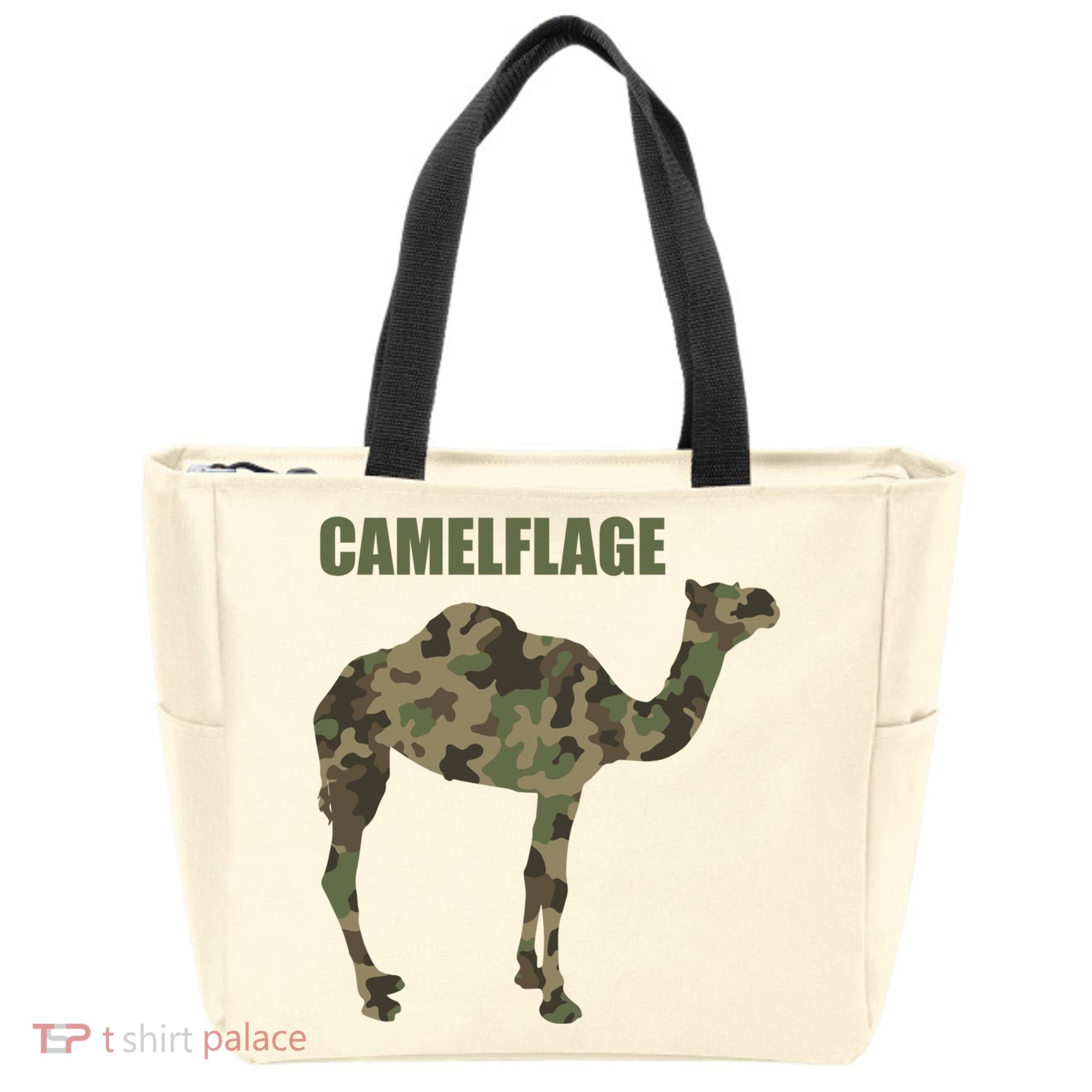 Camel Dromedary Dessert Animal Cool Gift Camel Camelflage Gift Tote Bag