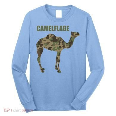 Camel Dromedary Dessert Animal Cool Gift Camel Camelflage Gift Long Sleeve Shirt