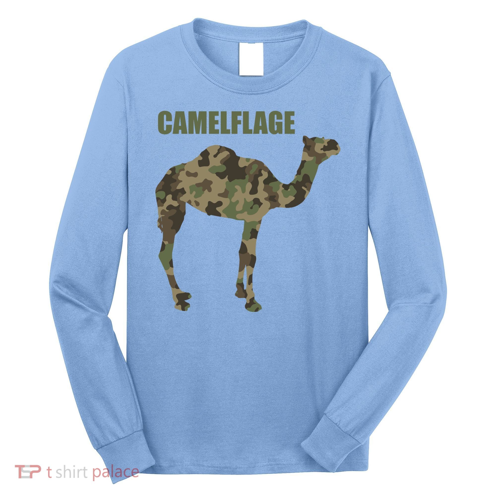 Camel Dromedary Dessert Animal Cool Gift Camel Camelflage Gift Long Sleeve Shirt