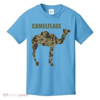 Camel Dromedary Dessert Animal Cool Gift Camel Camelflage Gift Kids T-Shirt