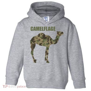 Camel Dromedary Dessert Animal Cool Gift Camel Camelflage Gift Toddler Hoodie