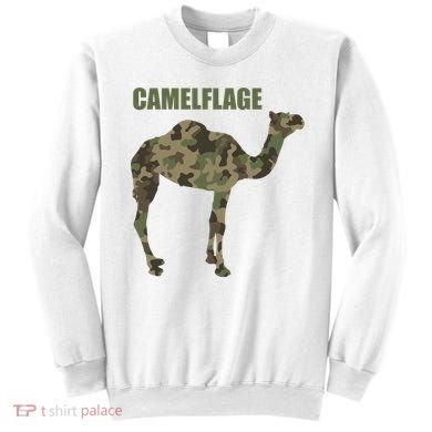 Camel Dromedary Dessert Animal Cool Gift Camel Camelflage Gift Sweatshirt
