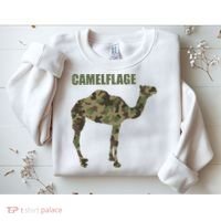 Camel Dromedary Dessert Animal Cool Gift Camel Camelflage Gift Sweatshirt thumb 2