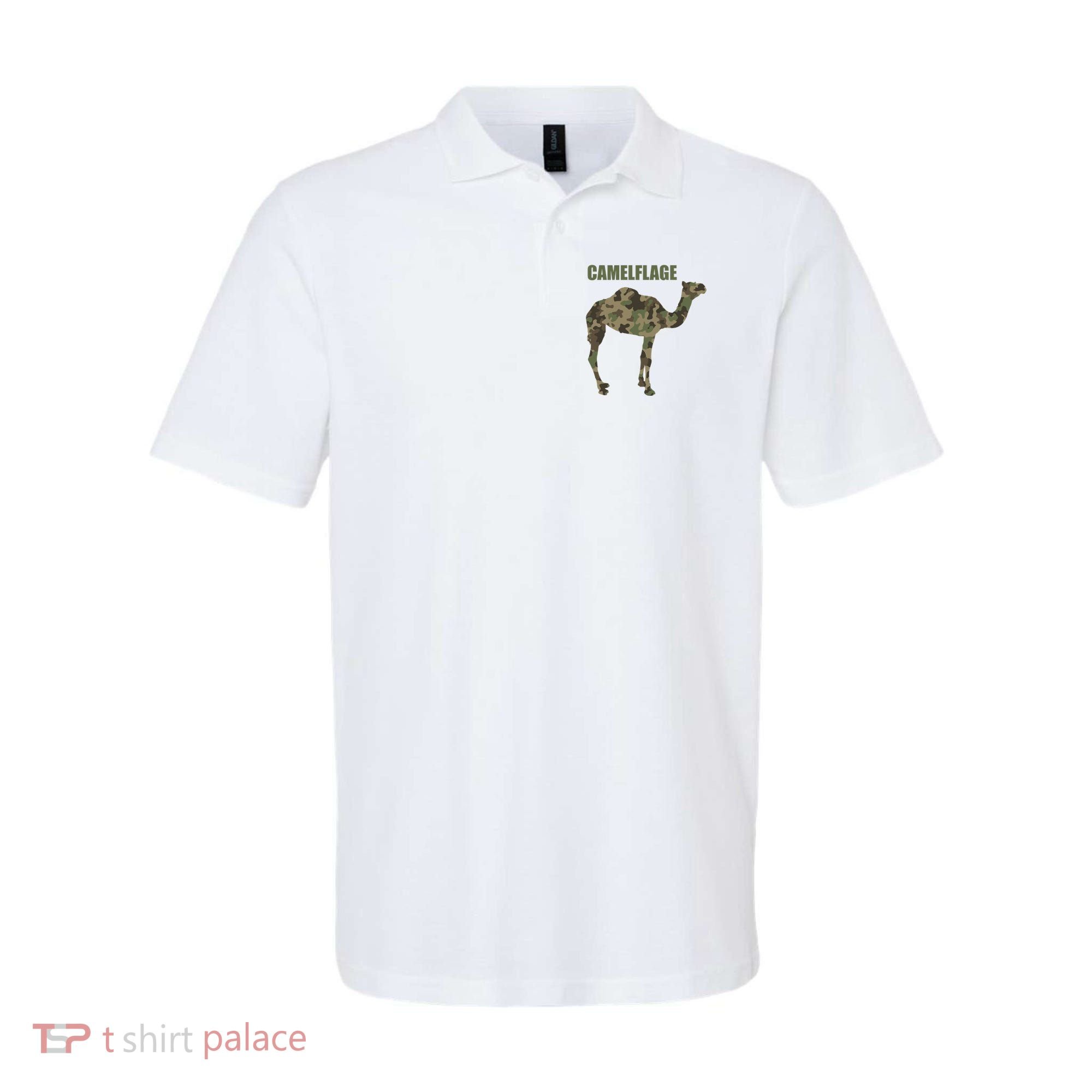 Camel Dromedary Dessert Animal Cool Gift Camel Camelflage Gift Polo
