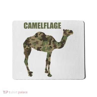Camel Dromedary Dessert Animal Cool Gift Camel Camelflage Gift Mousepad