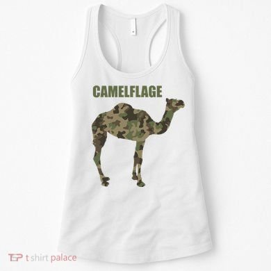 Camel Dromedary Dessert Animal Cool Gift Camel Camelflage Gift Women's Tank Top