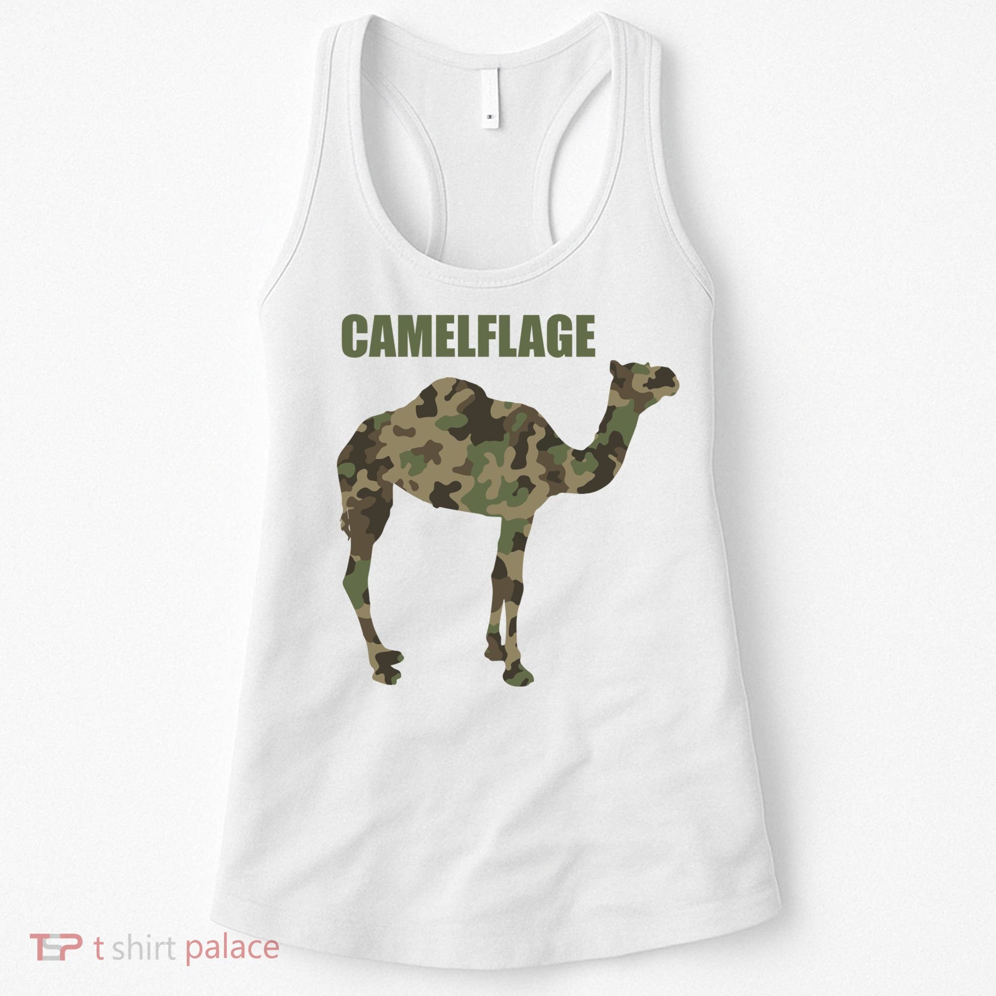 Camel Dromedary Dessert Animal Cool Gift Camel Camelflage Gift Women's Tank Top