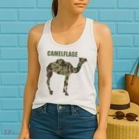 Camel Dromedary Dessert Animal Cool Gift Camel Camelflage Gift Women's Tank Top thumb 2