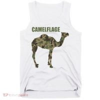Camel Dromedary Dessert Animal Cool Gift Camel Camelflage Gift Tank Top thumb 0