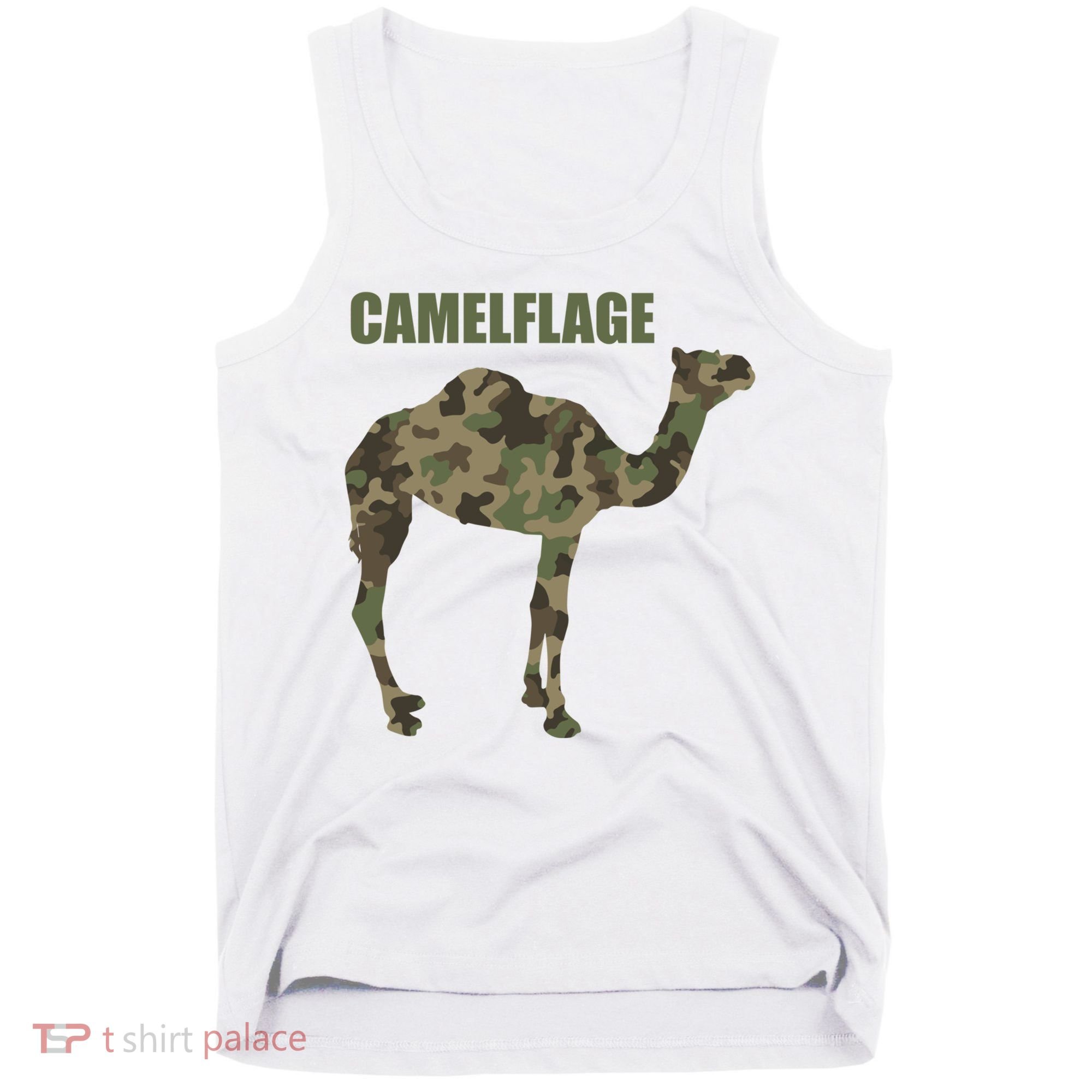 Camel Dromedary Dessert Animal Cool Gift Camel Camelflage Gift Tank Top