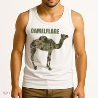 Camel Dromedary Dessert Animal Cool Gift Camel Camelflage Gift Tank Top thumb 3
