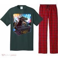Cool DJ Dance Party TRex Dinosaur Pajama Set thumb 0
