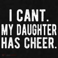 Cheer Dad Daughter Cheerleading Father's Day Cheerleader Gift Ladies PosiCharge Tri-Blend Wicking Tank thumb 2