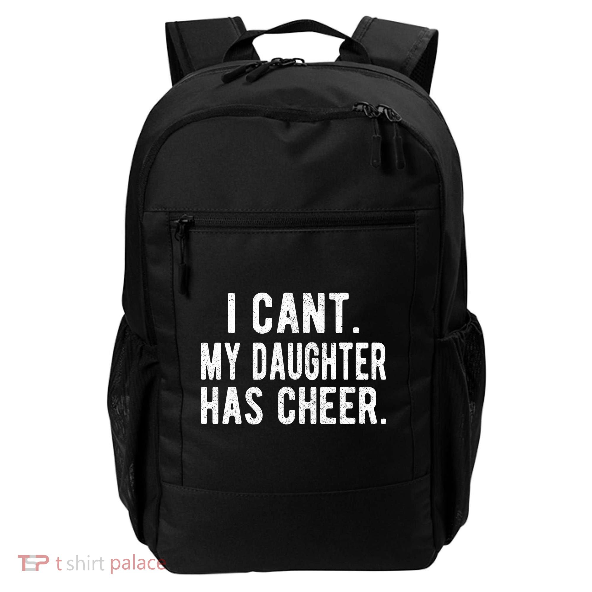 Cheer Dad Daughter Cheerleading Father's Day Cheerleader Gift Backpack