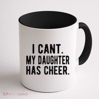 Cheer Dad Daughter Cheerleading Father's Day Cheerleader Gift Coffee Mug thumb 1