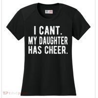 Cheer Dad Daughter Cheerleading Father's Day Cheerleader Gift Women's Cooling Performance Crew T-Shirt thumb 0