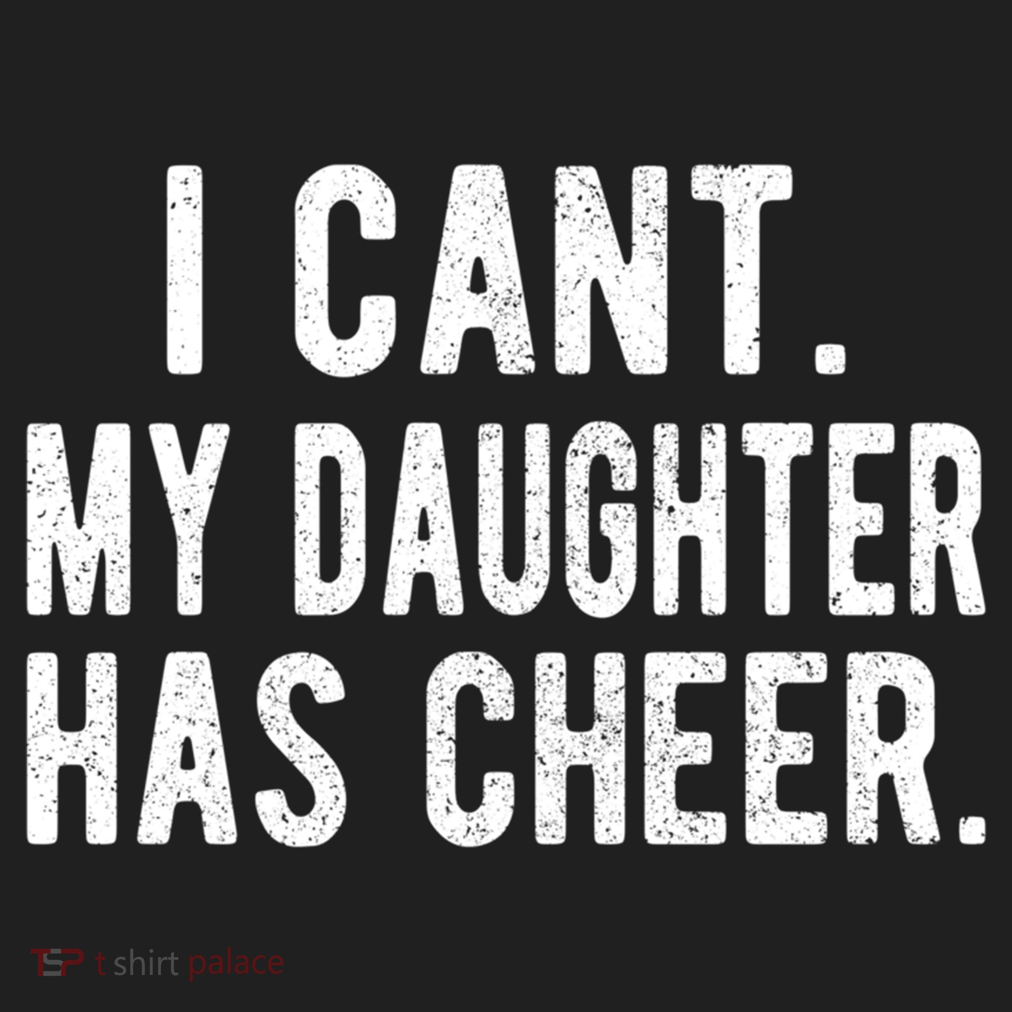 Cheer Dad Daughter Cheerleading Father's Day Cheerleader Gift Golf Towel