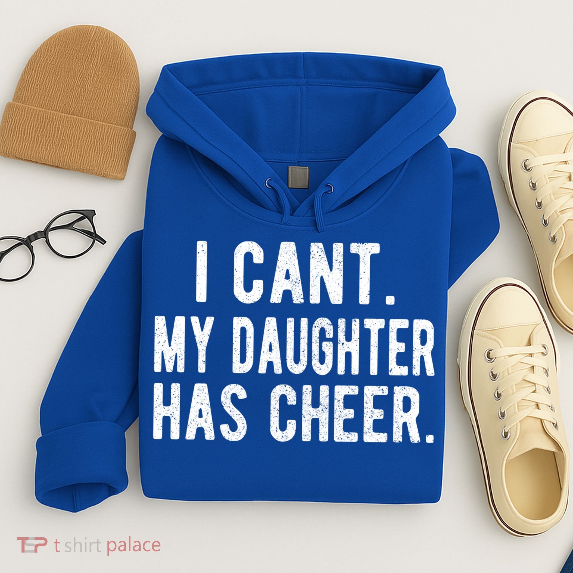 Cheer Dad Daughter Cheerleading Father's Day Cheerleader Gift Hoodie