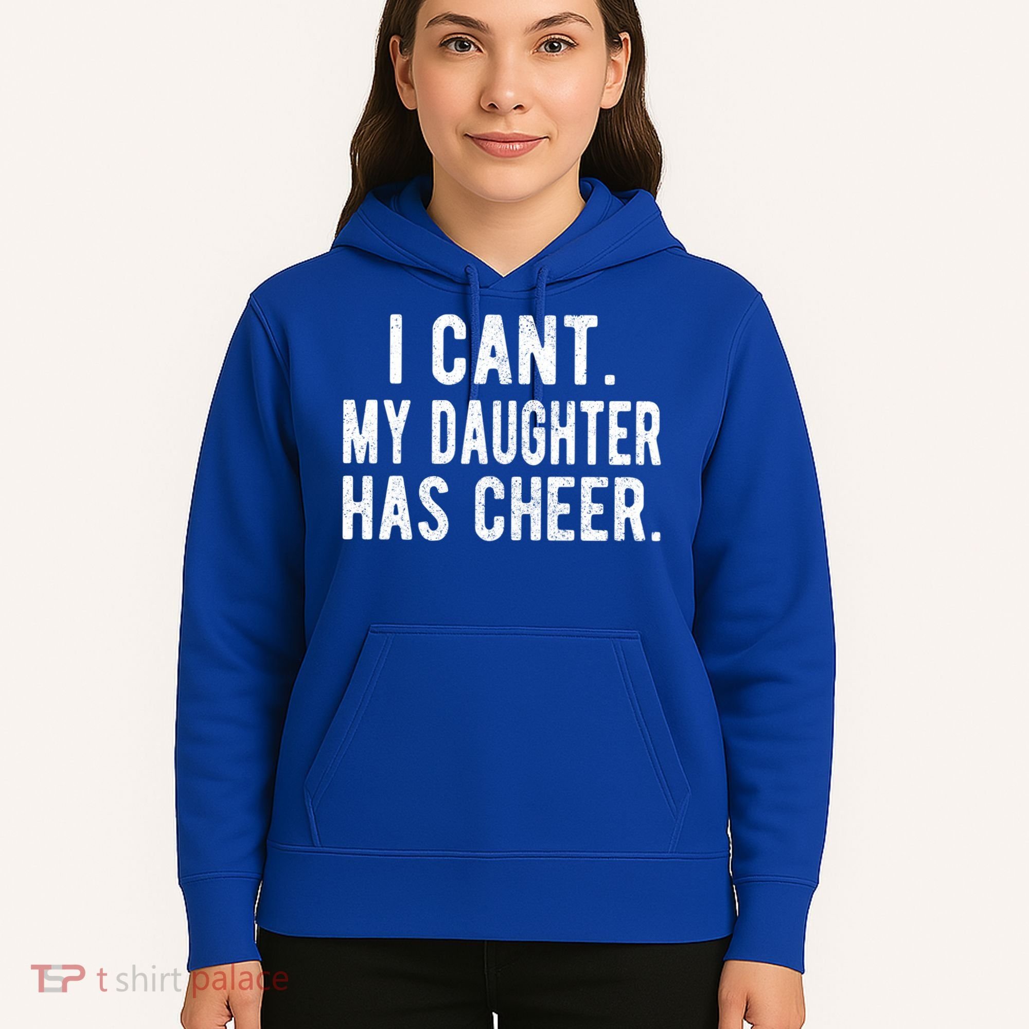 Cheer Dad Daughter Cheerleading Father's Day Cheerleader Gift Hoodie