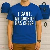Cheer Dad Daughter Cheerleading Father's Day Cheerleader Gift T-Shirt thumb 6