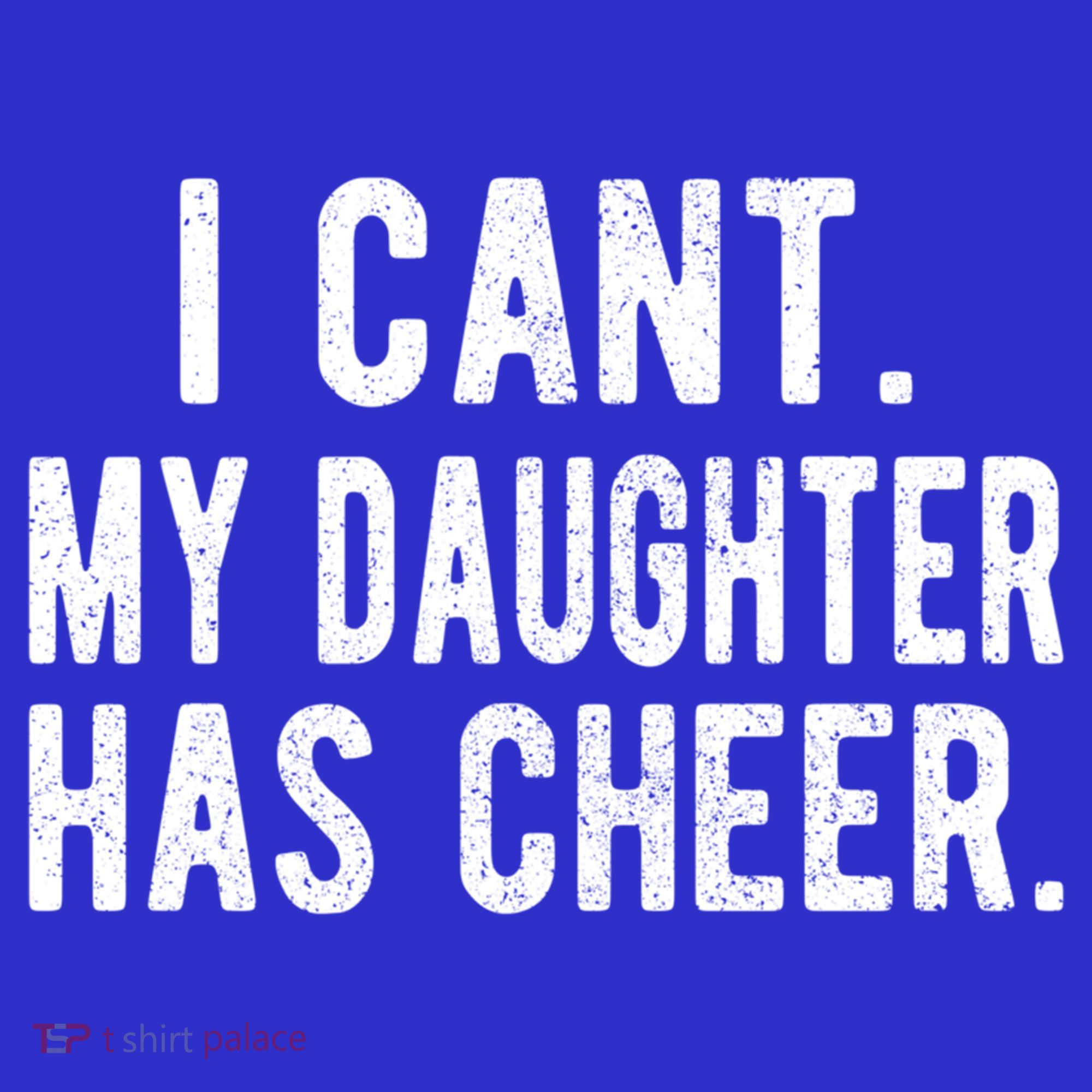 Cheer Dad Daughter Cheerleading Father's Day Cheerleader Gift T-Shirt